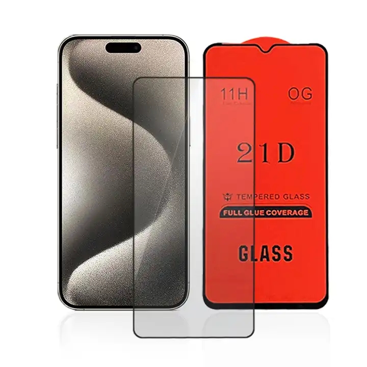 Temper Glass Price Screen Protector For Iphone 15 Promax Iphone 15 21D Screen Protector Pelicula De Vidro 3D Iphone 