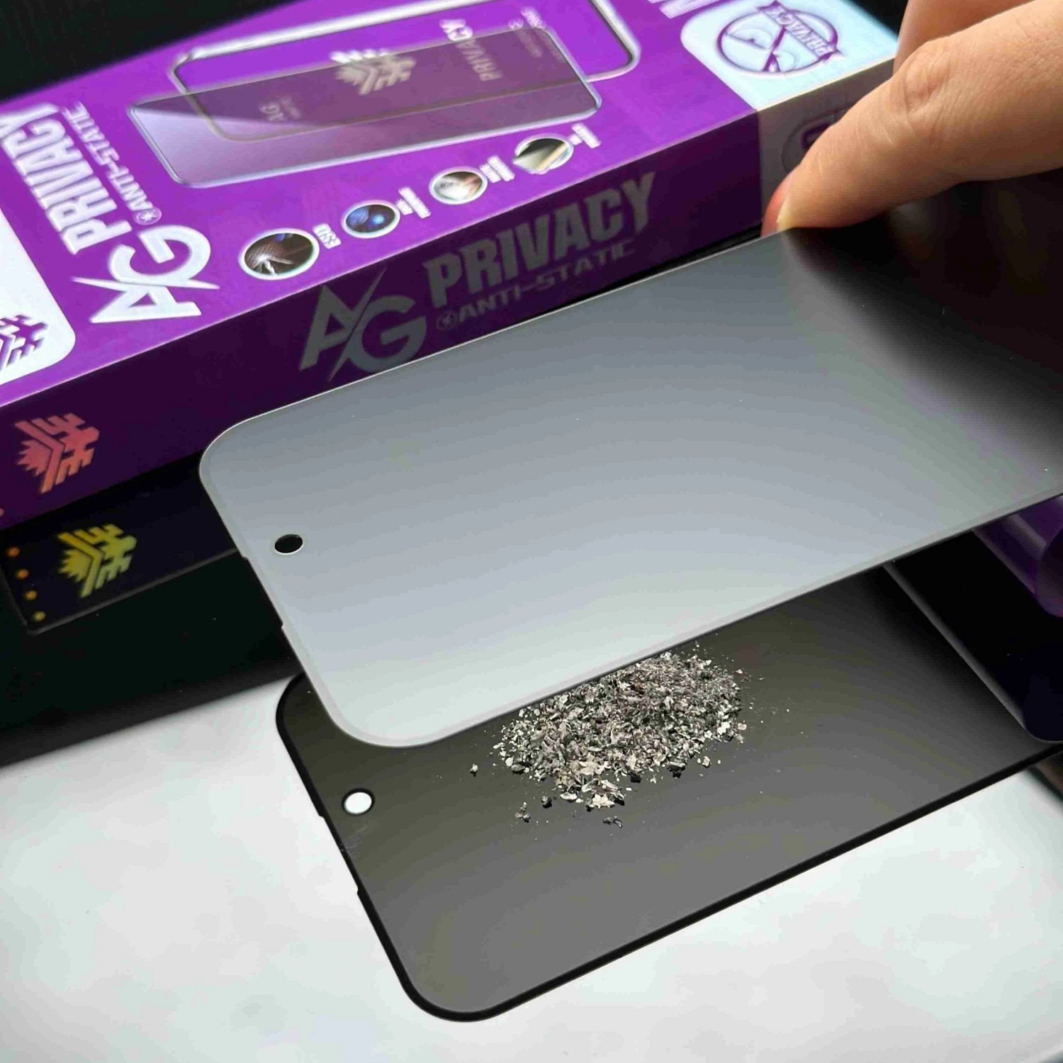 for iphone Matte Privacy Screen Protector, Anti-Glare Anti-Spy Scratch Resistant Tempered Glass Film, Anti-Shatter 